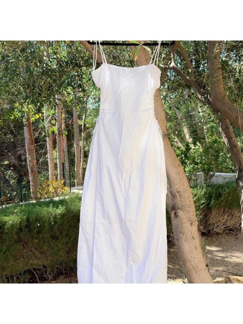 Zara Cut-Out Dress - White - Size M